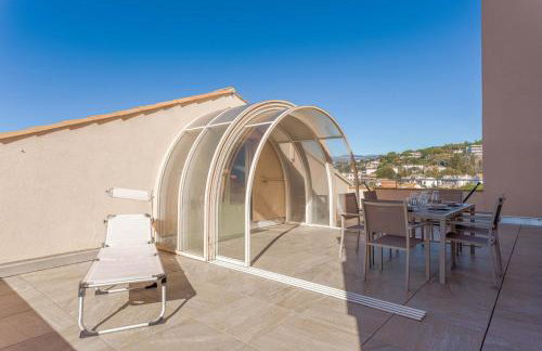 Dream Rooftop - Rooftop vue mer, proche plage, style traditionnel, clim - Foto 31