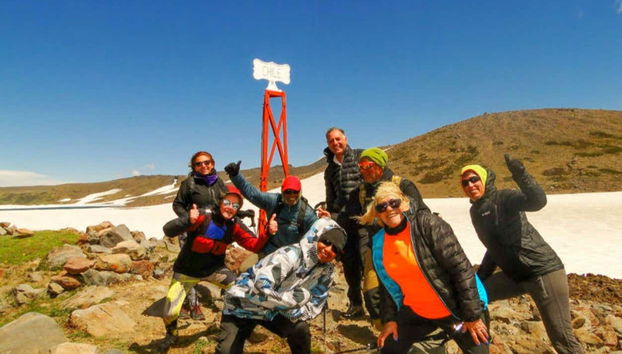 Sul versante cileno dell'hito