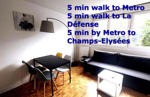 1 bedroom & salon, La Defense, Metro, parking - Foto 1
