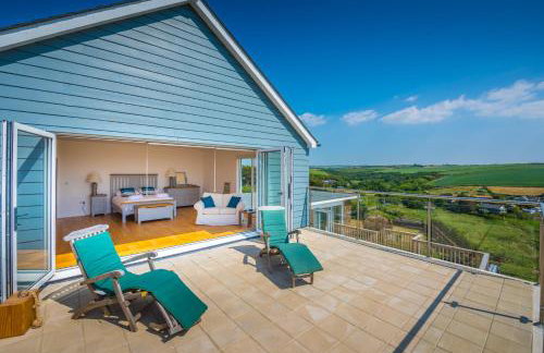 Cornwall Holiday Home with Hot Tub & Sea views - Foto 32