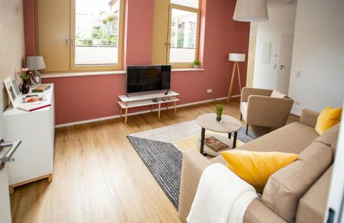 Eckhof Domizil - Großzügige Ferienwohnung mit kleinem Garten in der Altstadt von Gotha - Foto 4