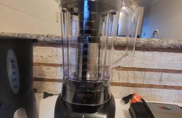 Apartamento Aconchego Frente Mar - Vila Guilhermina Praia Grande SP - Cozinha Completa - Climatizador de Ar - TV a Cabo - Wi-Fi - Photo 23