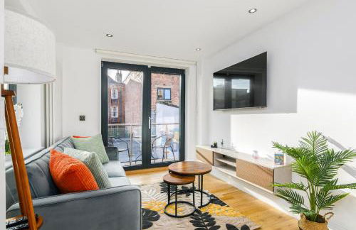 Modern 2-Bedroom, 2-Bathroom Apartment with Balcony in Hoxton Sleeps 6 - Foto 2
