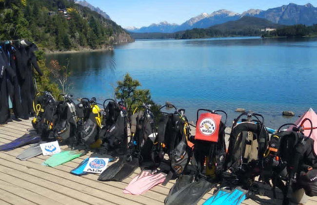 Bautismo de buceo en el lago Moreno - Foto 8