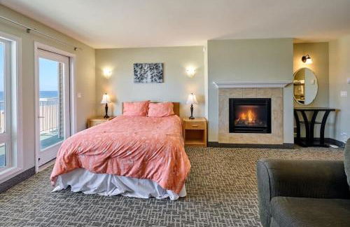 Corner Queen Fireplace Studio - No Stairs - Ocean View - Pool & Hot Tub - Foto 4