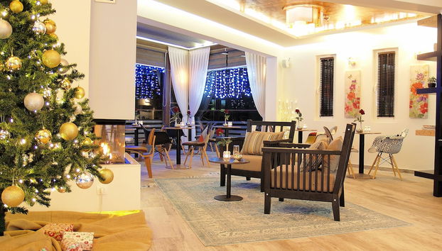 Zona de estar del vestíbulo