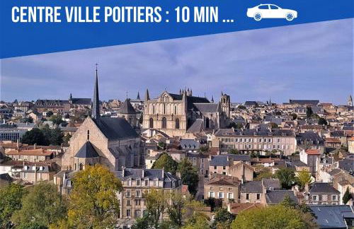 Bel Appartement T2 Climatisé avec piscine Poitiers-Futuroscope-CREPS de Poitiers - Foto 37