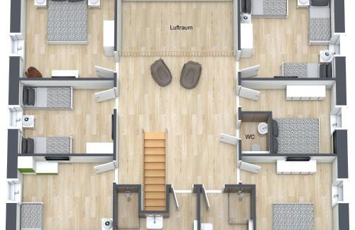 Traumvilla am Müritz Nationalpark, 17 Gäste, Sauna - Foto 43