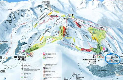 Studio 4 personnes à 50m des pistes à Peyragudes - FR-1-695-49 - Foto 5