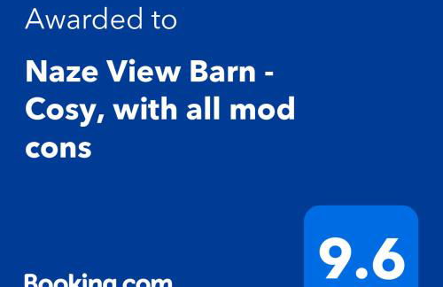 Naze View Barn - Cosy, with all mod cons - Photo 29