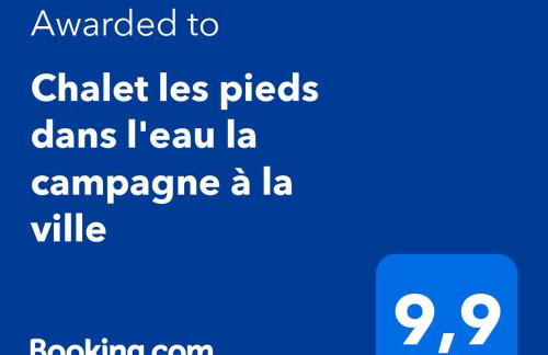 Chalet les pieds dans l'eau la campagne à la ville - Foto 2