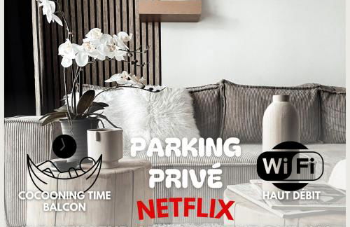 Le cocon Blånc Metz -T2 cosy avec parking privé & balcon - Gare, Nouvelle Ville - Photo 10