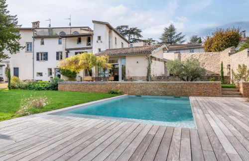 Les Pierres Sèches - house with pool and open view near the village - Photo 1