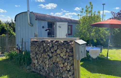 Bei uns im Allgäu - Gästewagen Hoimelig mit Solardusche - Foto 6