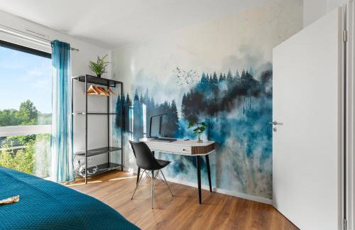 Lit Living Deluxe Apartments Wörth - Parking - Box Spring - BBQ - Balcony - Foto 44