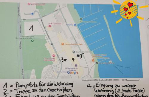 Kiel - Schilksee Ferienwohnung Kasing inkl WLAN bezogene Betten und Handtücher - Foto 20