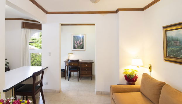 Zona de estar del vestíbulo