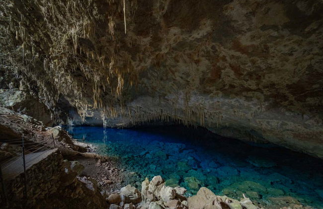 Visita guiada pela gruta do Lago Azul - Foto 4
