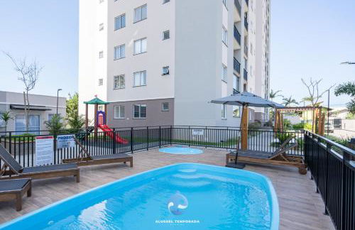 Apartamentos em Bal Piçarras 150 M DA PRAIA com Sacada Wi Fi, Piscina, Portaria 24h, Playground e vaga de GARAGEM - Foto 9