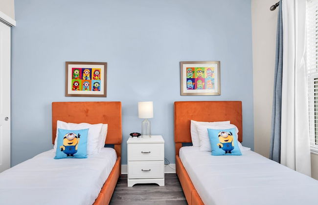 5 BR 6 BA Villa 5min Disneyworld Hot Tub BBQ - Foto 36