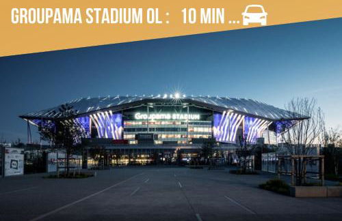 Arty Appart - Eurexpo - Parking box privé - Balcon - Sauna en option - Foto 16