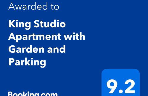 King Studio Apartment with Garden and Parking - Foto 22