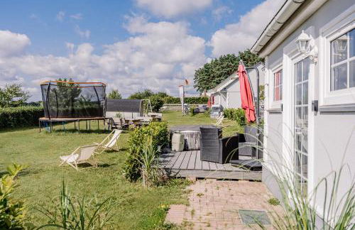 Ferienhäuser Insel Usedom Haus Mila 6 - Blick aufs Achterwasser! Whirlpool und Sauna - Foto 29