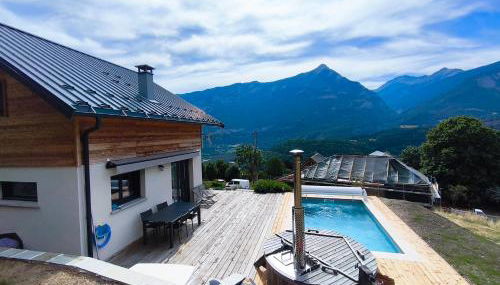 Chalet de montagne, Piscine avec vue et bain nordique - Foto 4