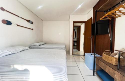 Onda76 Ap temporada Praia Grande Beira Mar churrasqueira carvão - Foto 30