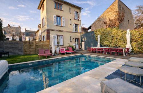 Villa Avril & spa 15 pers- location Villa de Prestige 2 Piscines intérieur et extérieur et sauna - Foto 18