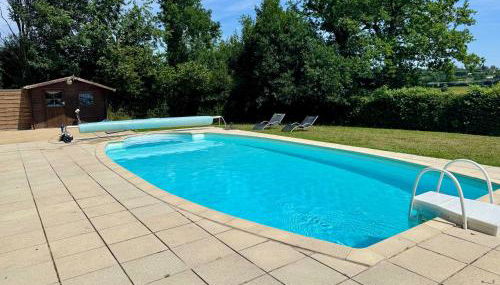 La Clef Decamp La Longère 1750 Hambye piscine grand jardin - Foto 2