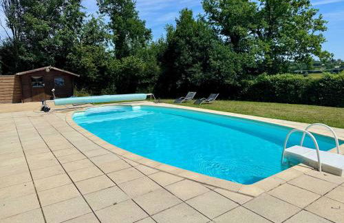 La Clef Decamp La Longère 1750 Hambye piscine grand jardin - Foto 2