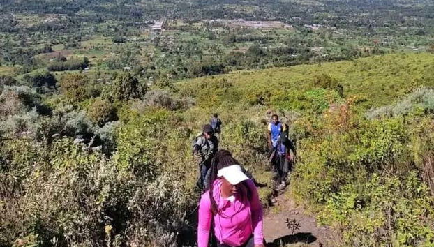 Trekking por el bosque de Kimakia - Foto 2, Realizando el sendero por el bosque de Kimakia