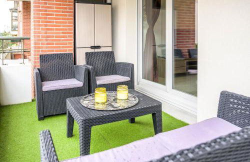 TOULOUSE premium appartement Parking Tramway Wifi Charmant - Foto 7