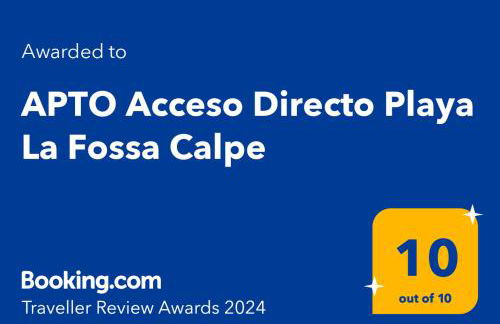 APTO Acceso Directo Playa La Fossa Calpe - Foto 3