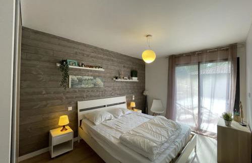 Villa moderne à Soustons avec piscine chauffée, 3 chambres et cuisine extérieure, animaux acceptés - FR-1-379-167 - Foto 10