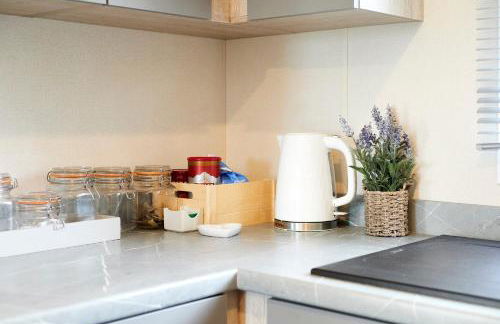 Pine Lodge with Hot Tub - Foto 19