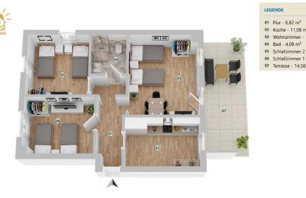 KRelax Black Forest - 3 Bedrooms - 6 Guests - Terrace - Parking - Smart TV - Near Thermal Baths - Nature - Foto 69