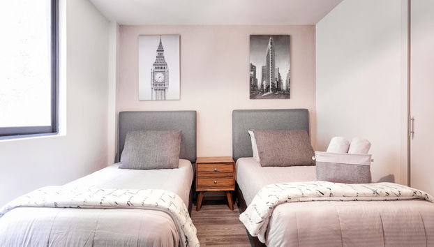 Bright & Stylish in Roma Condesa , Sleeps 7 - Foto 3, Habitación