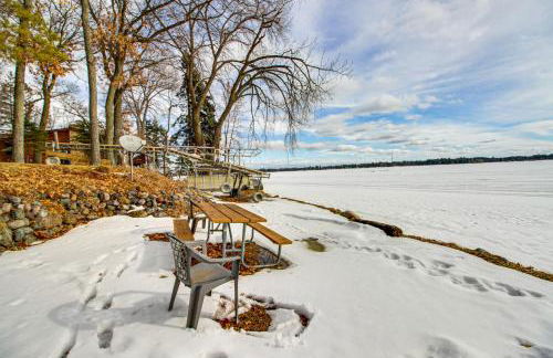 Boat Dock and Fire Pit Waterfront Home in Crosslake - Foto 21