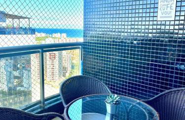 Apartamento com vista mar, lazer completo ao lado do Shopping Salvador - Foto 5