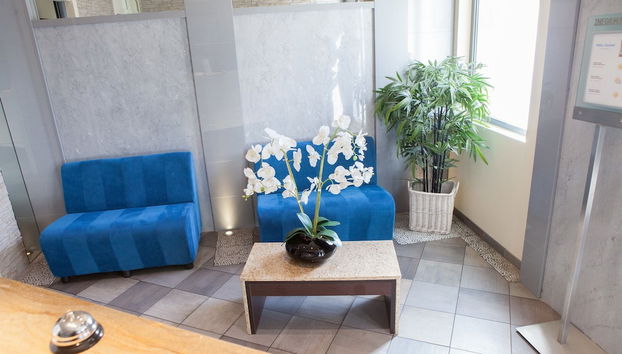 Zona de estar del vestíbulo