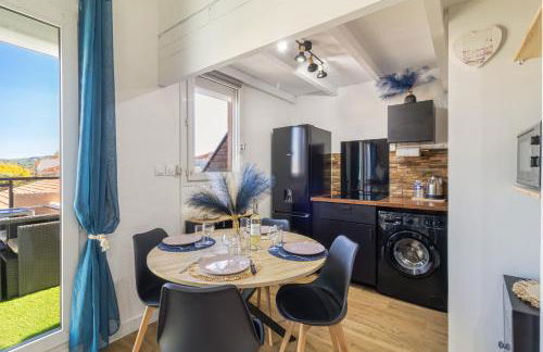 T2 MODERNE VUE MER LES SABLETTES CLIM- WiFi- PARKING - Foto 13