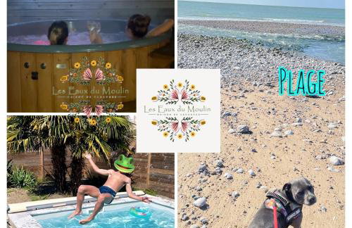 Gîte Les Eaux du Moulin piscine chauffée et jacuzzi - Foto 1