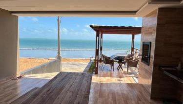 Casa da Maré Pé na areia Suítes climatizadas e deck vista mar - Foto 4
