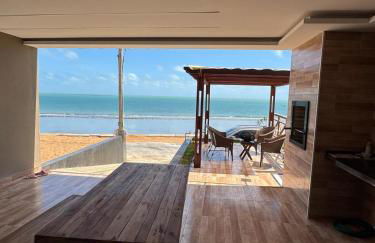 Casa da Maré Pé na areia Suítes climatizadas e deck vista mar - Foto 4