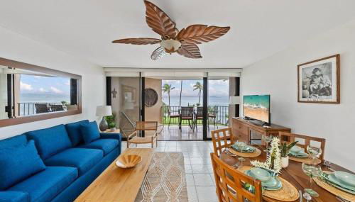 Milowai 302 · MIL 302 Oceanfront 2BD w Ocean Views Whale Watch - Foto 3