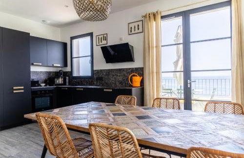 Casa lunga, 8 pax, clim, vue mer, piscine - Foto 9