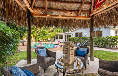 Solar Heated Pool Spa Tiki Hut Huge Backyard Hammock Retro Bikes - Foto 12