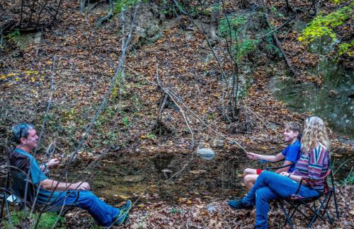 Overlook at Sleepy Creek -- Sleepy Creek Frontage, Secluded, Grill, Fire Pit, Deck, Family Friendly, Game Room, Fishing, Hammock, View, Fireplace - Foto 71